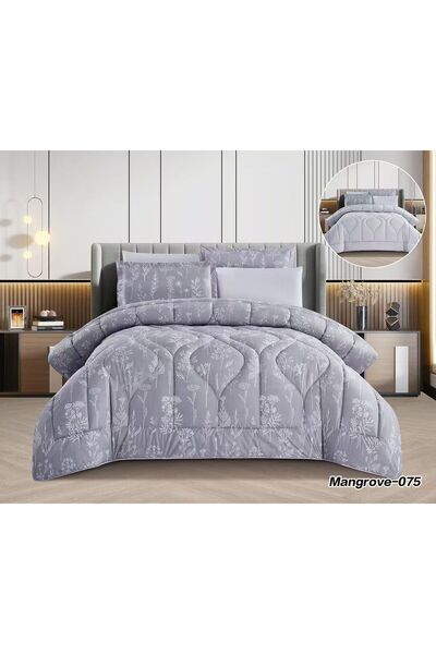 Asia Soft and cool summer floral Double bed sheet set - 6 pieces - double Duvet