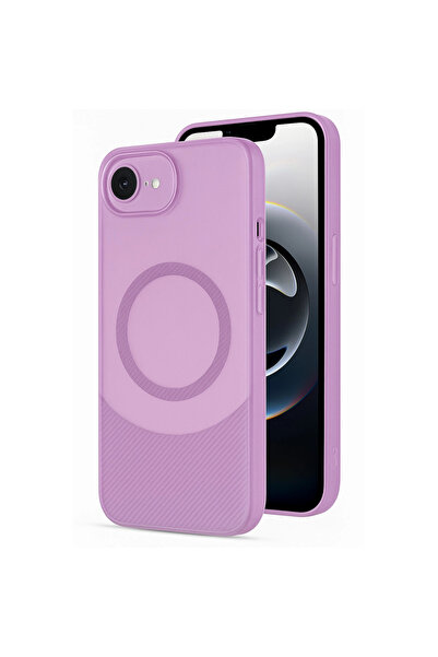 eco port غطاء حماية مايا كربون لهاتف آيفون 16e - بلون البرقوق