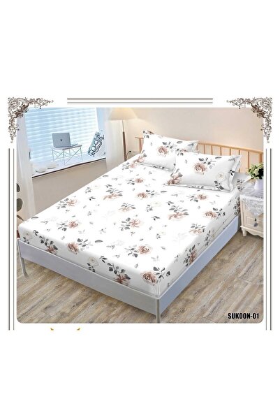 alzawia Plain and patterned microfiber soft bed sheets, single size, 2 pieces