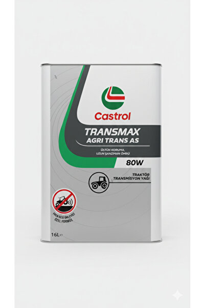 CASTROL ŞANZIMAN HİDROLİK YAĞI 80W 16LİTRE TRAKTÖRLER İÇİN 10W3O.422.420 GERE...