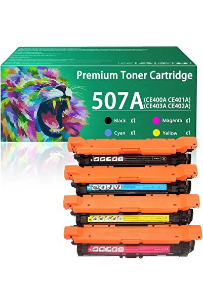 HP 507A TONER CE400A CE401A CE403A CE402A Toner Laserjet M570dn Enterprise Co...