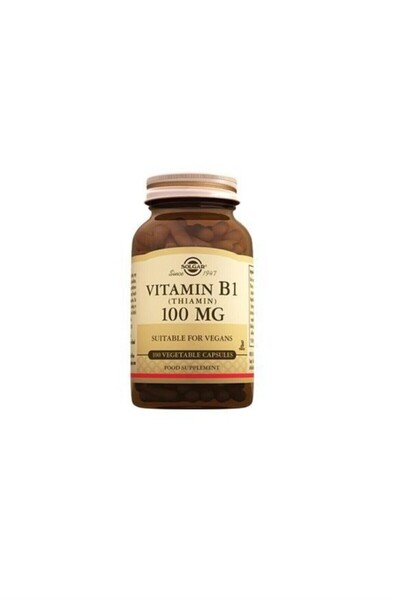 Solgar Vitamin B1 Thiamin 100 Mg 100 Vegetable Capsules