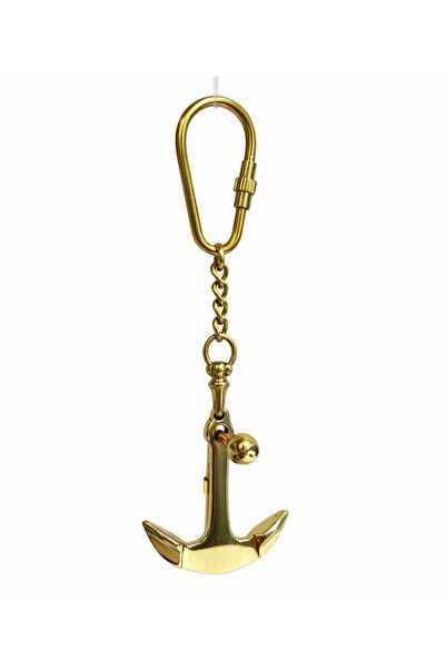 FREEDOM STOREE Ορειχάλκινη Άγκυρα Μπρελόκ 2494b