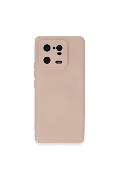 eco port حافظة مي 13 برو نانو من السيليكون المخملي - بودرة