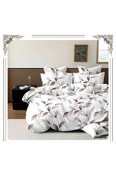 alzawia Plain and patterned microfiber soft bed sheets, single size, 2 pieces