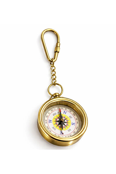 FREEDOM STOREE Ορειχάλκινη Πυξίδα Μπρελόκ 16189