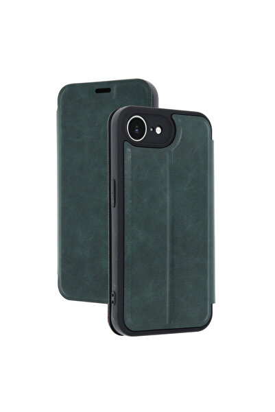 eco port iPhone 16E Case Flip Cover - Dark Green
