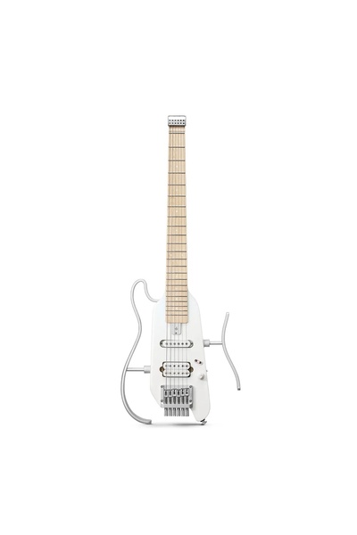 Donner Hush-X Headless Traveller Elektro Gitar (Beyaz)