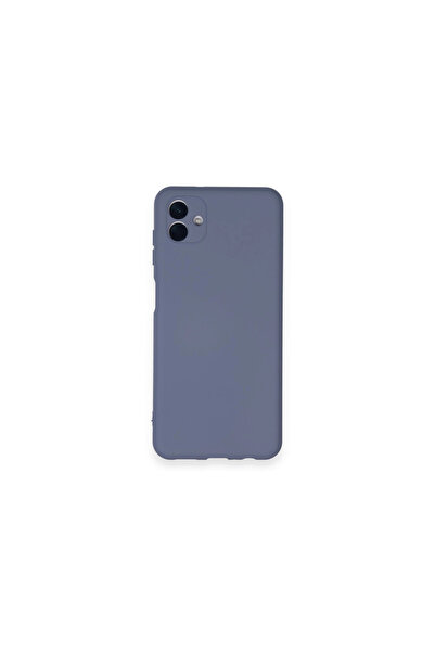 eco port Samsung Galaxy A04 Case Nano Velvet Silicone Inside - Gray