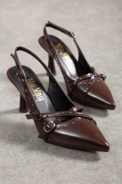 Mc vay Shoes Leano с кръстосани ремъци, украсени с шипове, елегантни дамски о...