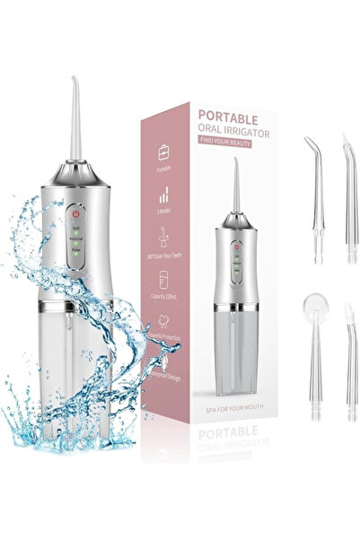 Dinex Irigator oral portabil – 3 moduri de curățare și autonomie de 45 de zile