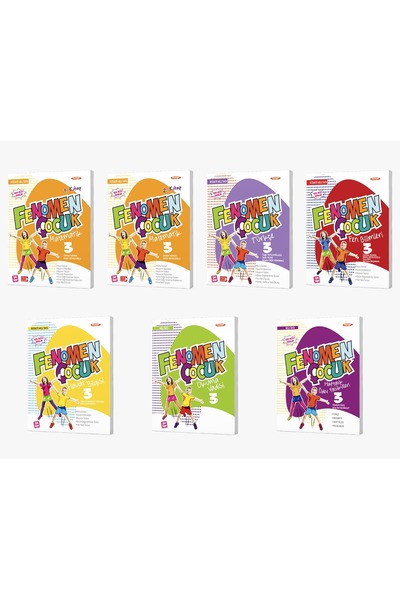 Fenomen Yayıncılık Fenomen Çocuk 3.Sınıf Set(5 Kitap)+ Okuma Vadisi+Hafta Son...