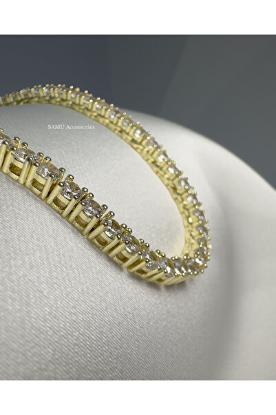 Samu Accessories قلادة فولاذية فاخرة من سلسلة ووتر روود مرصعة بالأحجار الكبير...