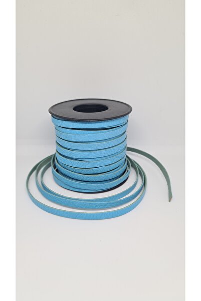 Nemma Deri 5mm deri biye açık mavi(15 metre)
