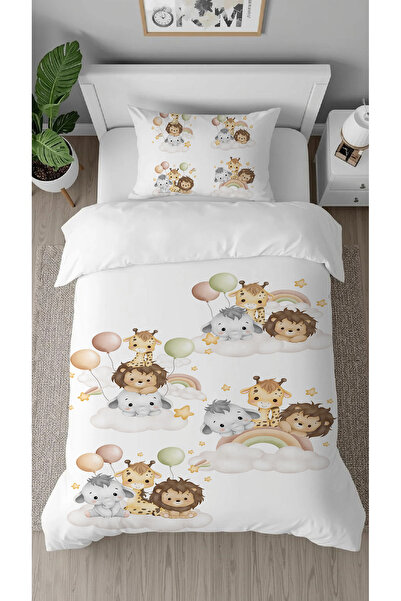 GREENDECOR Teddy Bear, Elephant, Giraffe Patterned, Digital Printed, Special ...