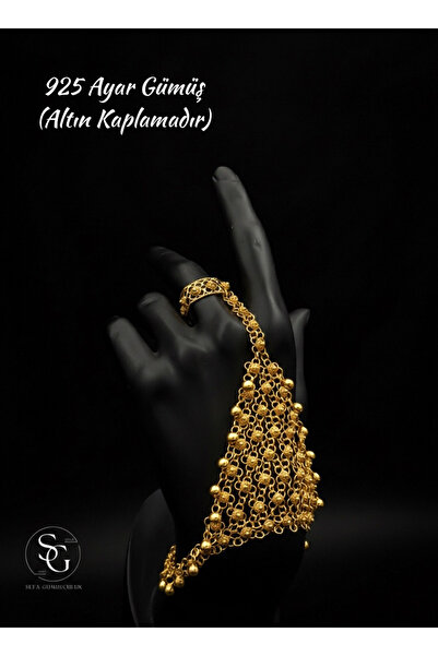 Store Telkari İşlemeli Geleneksel Şahmeran 925 Ayar Gümüş