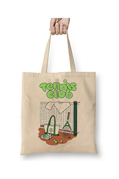 Toyaso Tennis Club Tennis Racket Tennis Bag White Cloth Bag Long Handle Shopp...