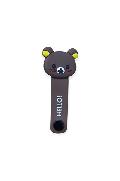 WhiteConcept Sevimli Ayıcık Silikon Kablo Sarma Aparatı