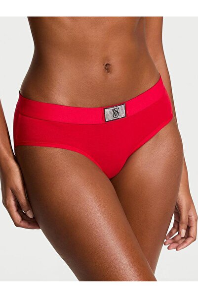 Victoria's Secret Işıltılı Logolu Pamuklu Hiphugger Külot