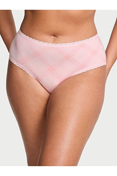 Victoria's Secret Cotton Cheeky Panties with Lace Waist