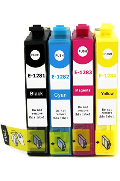 TecHarbor Epson Stylus Office BX305F / Yazıcı Uyumlu Muadil Kartuş (T1281-T12...