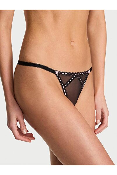 Victoria's Secret Transparan Kurdeleli Askılı Tanga