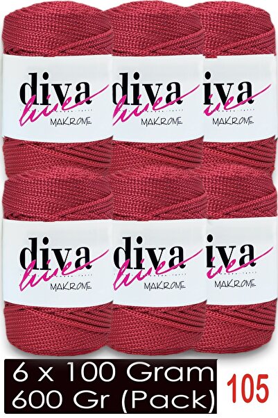 Diva İplik 1,5 mm - 600 gr - Poliester Makrame Torba Supla konopac (paket od ...