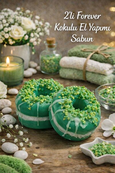 HÂL-İ ŞİFA مجموعة من 2 صابون معطر يدوي الصنع من فوريفر - هدية بتصميم خاص