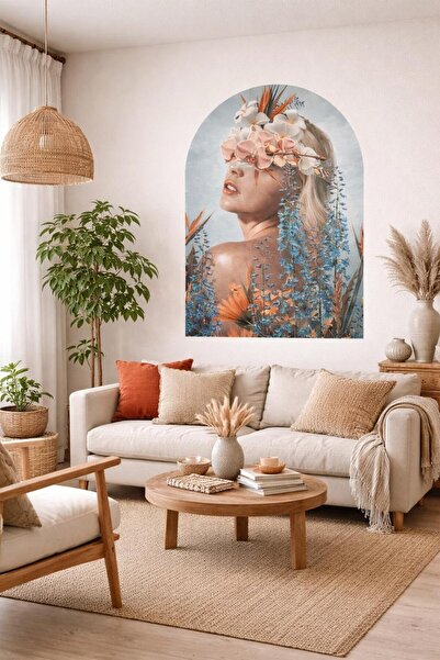 Sim Tasarım Set zidnih naljepnica sa boemskim ženama