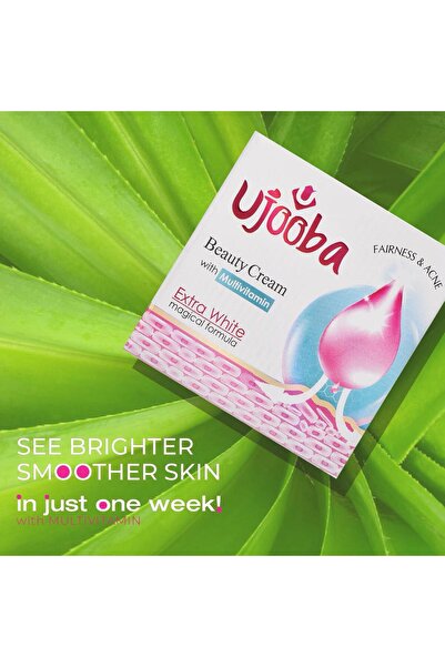 ujooba Extra White Beauty Cream with Multivitamin, 2 Pcs Combo – Brighten Skin & Reduce Acne Marks