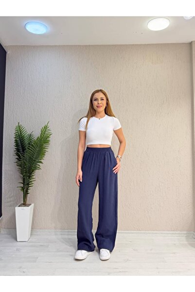 İrka Moda Tensel Kumaş Dokuma Pantolon