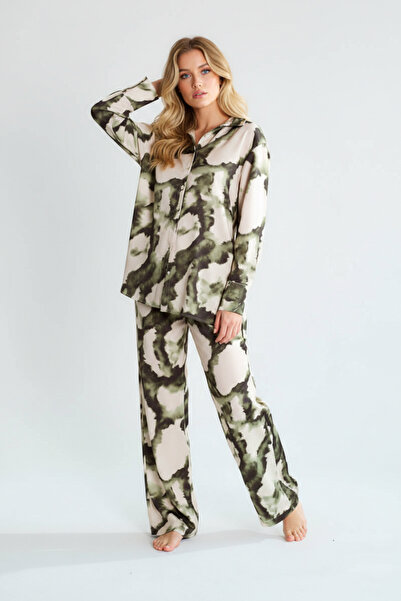 BIGNUANCE Premium Cloud Khaki Home Wear Set