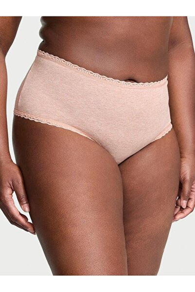 Victoria's Secret Cotton Cheeky Panties with Lace Waist