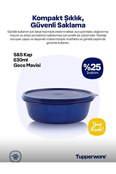 Tupperware Saklama kabı 600ml
