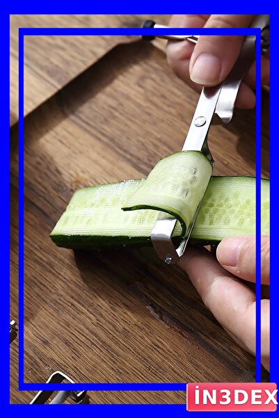 İN3DEX Ergonomic Stainless Steel Vegetable Peeler 16cm Length