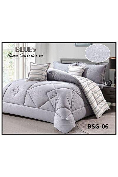 BLUES Rozana Summer Elegant Double Bed Set, 6 Pieces
