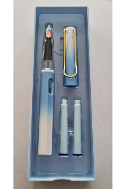 Modellino Dolma Kalem 2 Kartuş Tüplü Sert PVC Kutulu Soft Pastel ve Metalik R...