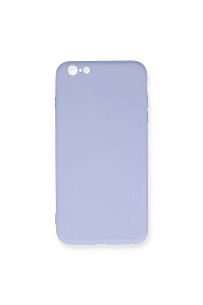 eco port جراب آيفون 6 بلس سيليكون مخملي نانو من الداخل - أرجواني