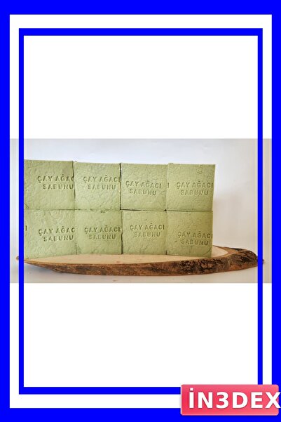 İN3DEX صابون طبيعي للعناية بالبشرة والشعر، عبوة من 8 قطع