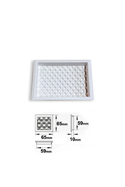 FREKANS Plastic Grille Square White