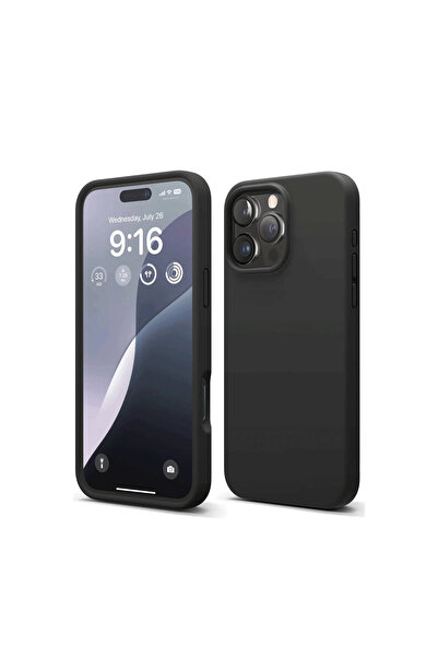 eco port iPhone 16 Pro Max Case First Silicone - Black