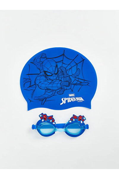 LC Waikiki Lcw Accessories Mixed Spider-Man Printed Children's Swimming Goggl...