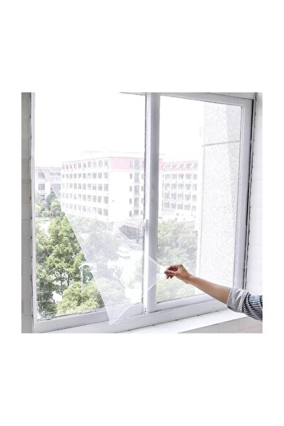 comerciante Pratik Yapışkanlı Pencere Sineklik Tülü 75x125 cm Yıkanabilir