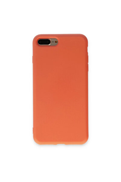 eco port حافظة آيفون 7 بلس نانو مع داخلية مخملية من السيليكون - برتقالي