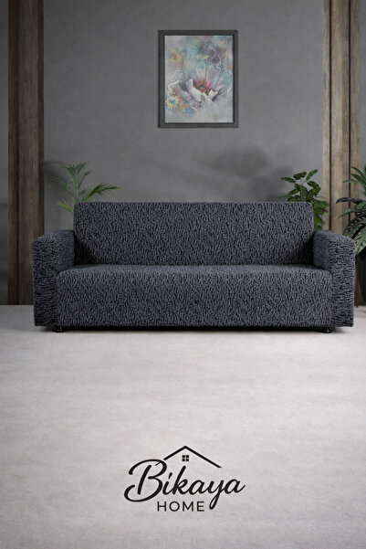 Bikaya Home Altınkoza Maxi Style Stretch Sofa Cover Set (3+3+1+1) |   Flexibl...