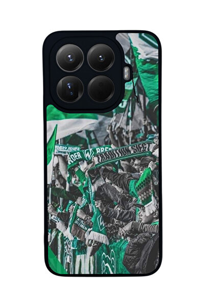 Aksel Kılıf Mi 15 t Pro 5g Compatible Printed, Matte Black, Soft Silicone, Pr...