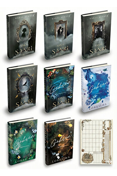 Ephesus Yayınları Saka ve Sanrı 1, 2, 3, 4 Ciltli Maral Atmaca Ve Gökçen 1, 2...