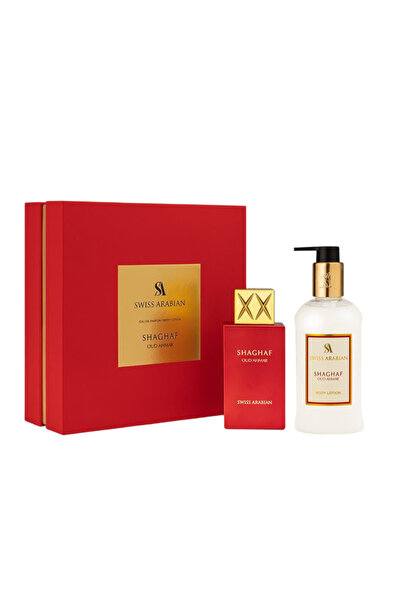 SWISS ARABIAN Shaghaf Oud Ahmar – Set unisex Edp 75 ml + Body Lotion 300 ml