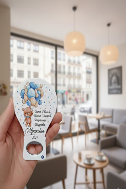 levon tekstil Doğum günü İçin Kişiye Özel Açacak Magnet (20 adet) Hediyelik Ş...
