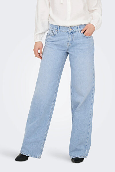 ONLY Onlbrenda Pamuk paket regularnog kroja Nizak struk široke farmerke DENIM...